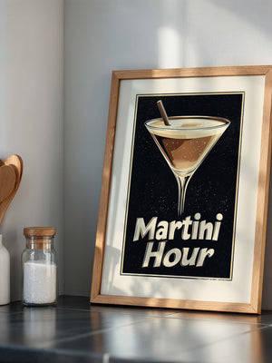 Martini Glas Retro-Stil