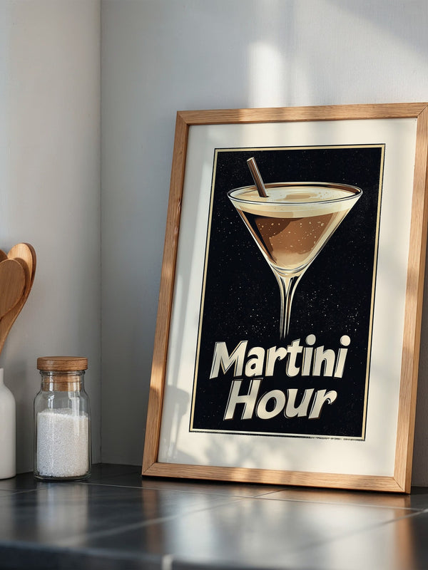 Martini Glas Retro-Stil