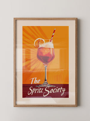 Aperol Spritzglas Orange Retro-Design