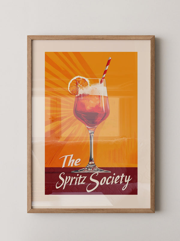 Aperol Spritzglas Orange Retro-Design