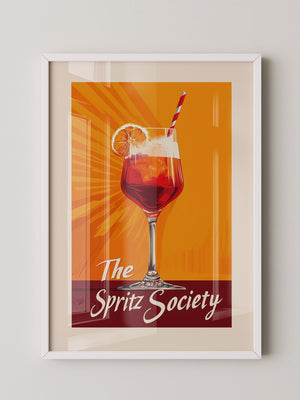 Aperol Spritzglas Orange Retro-Design