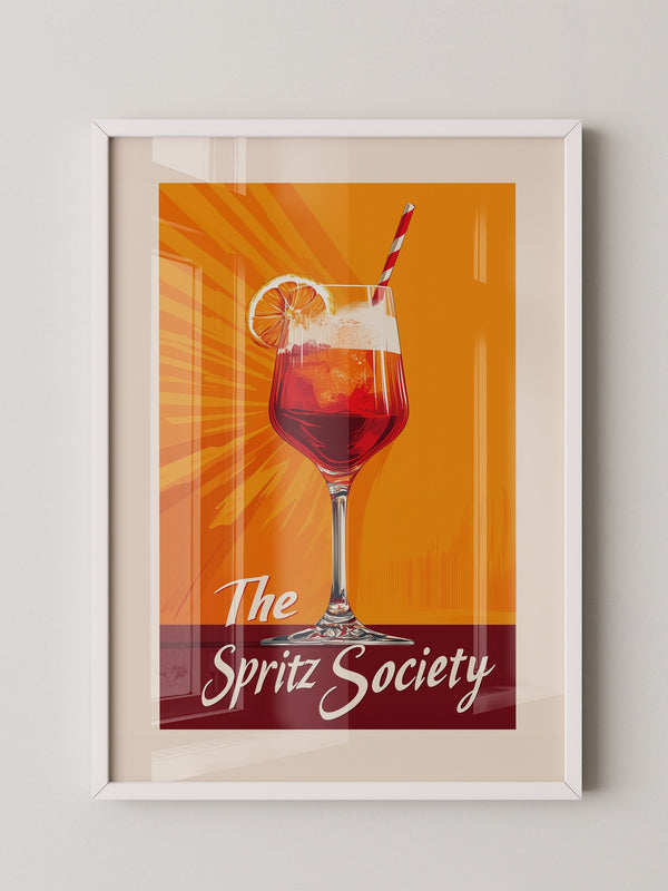 Aperol Spritzglas Orange Retro-Design