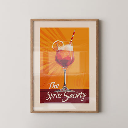Spritzglas Orange Retro-Design
