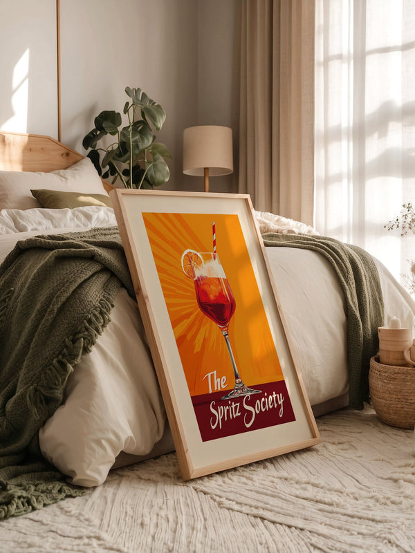 Aperol Spritzglas Orange Retro-Design