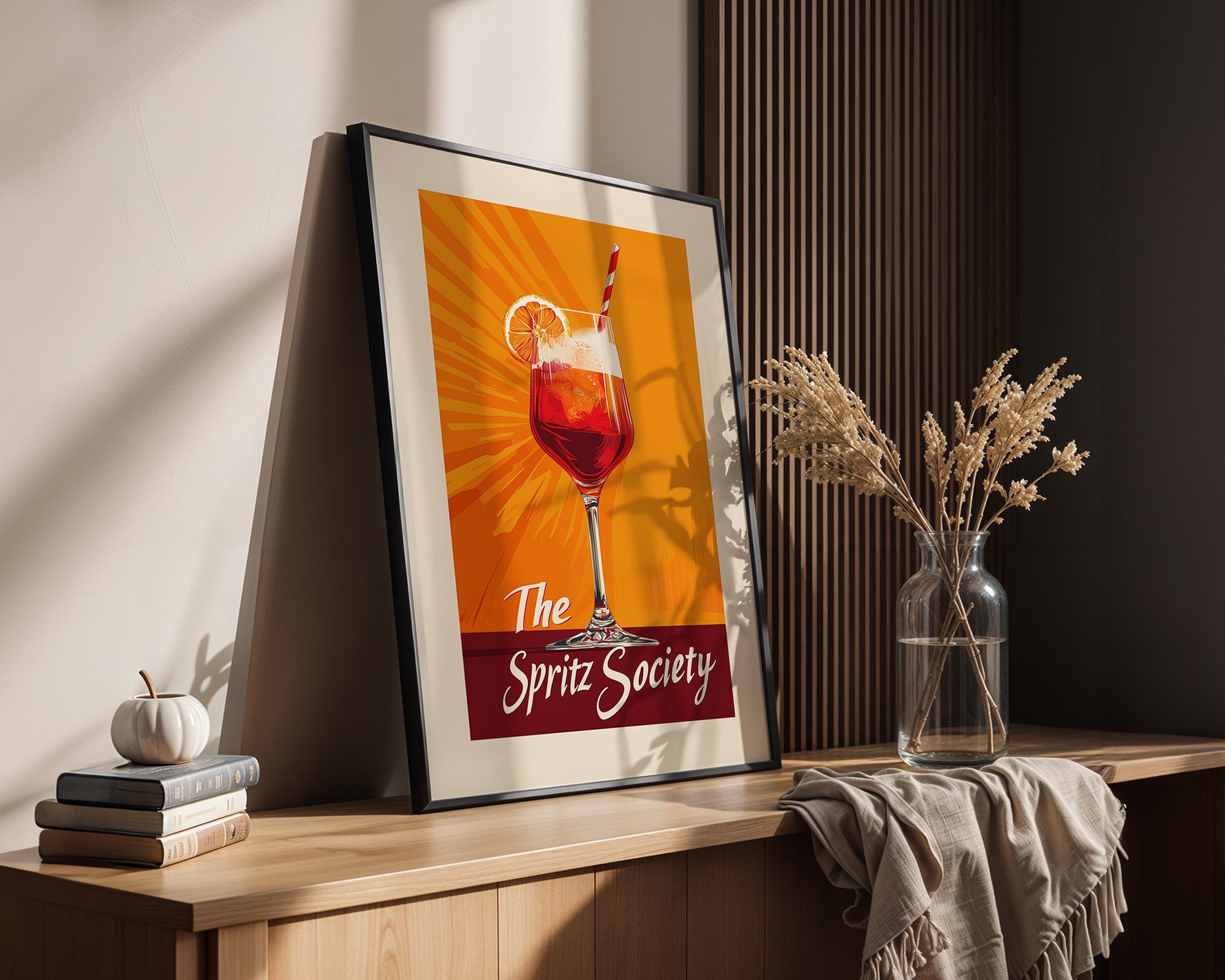 Spritzglas Orange Retro-Design