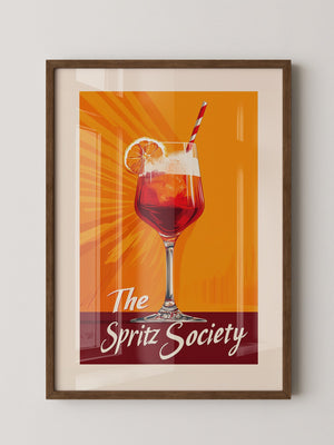 Aperol Spritzglas Orange Retro-Design
