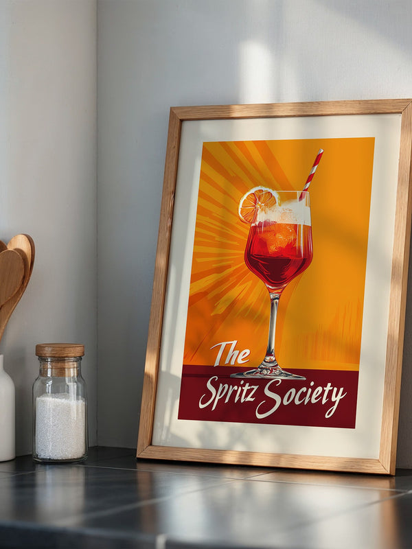 Aperol Spritzglas Orange Retro-Design