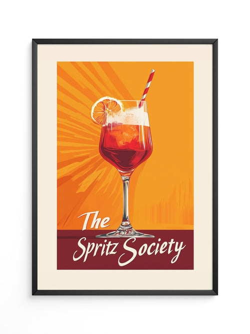 Aperol Spritzglas Orange Retro-Design
