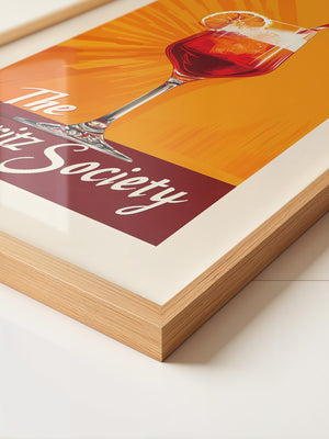 Aperol Spritzglas Orange Retro-Design