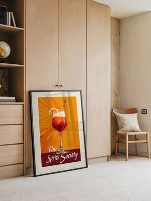 Aperol Spritzglas Orange Retro-Design