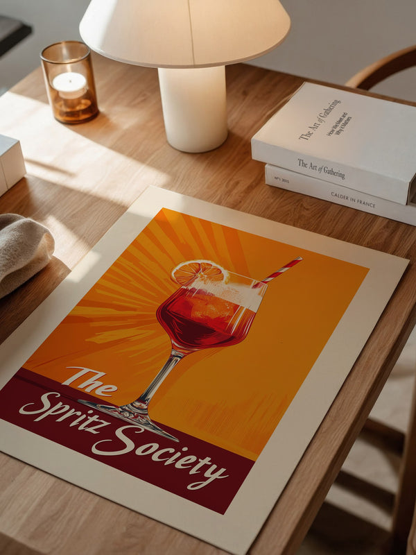 Aperol Spritzglas Orange Retro-Design