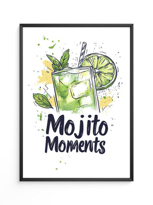 Mojito Glas Aquarellspritzer