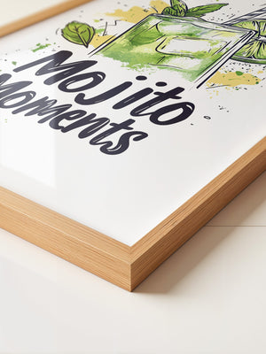 Mojito Glas Aquarellspritzer