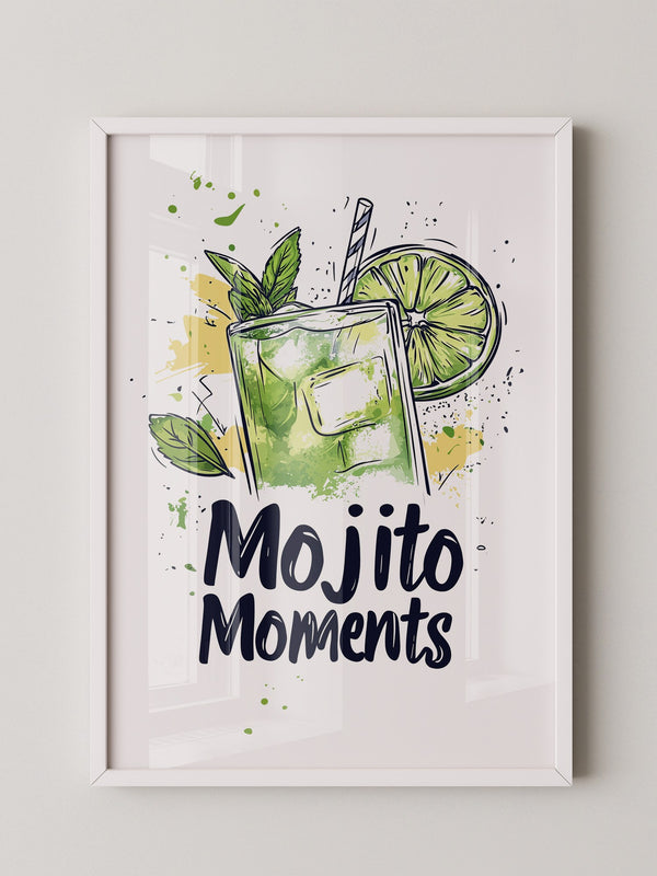 Mojito Glas Aquarellspritzer