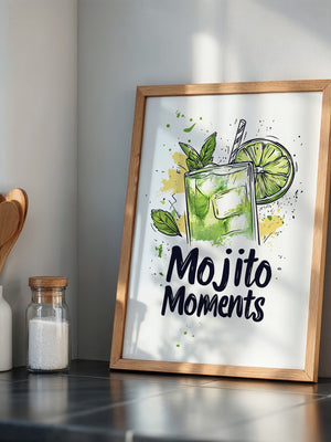 Mojito Glas Aquarellspritzer