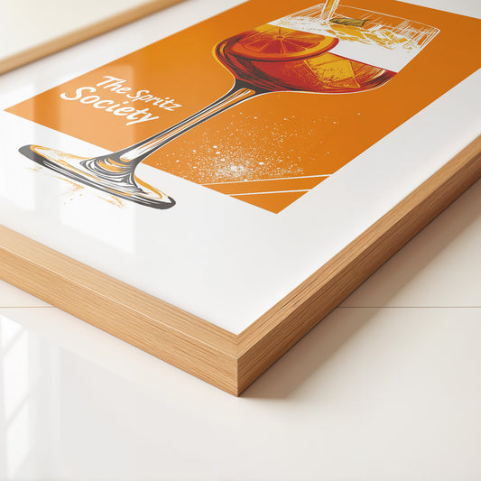 Spritzglas Orange Zeichnung