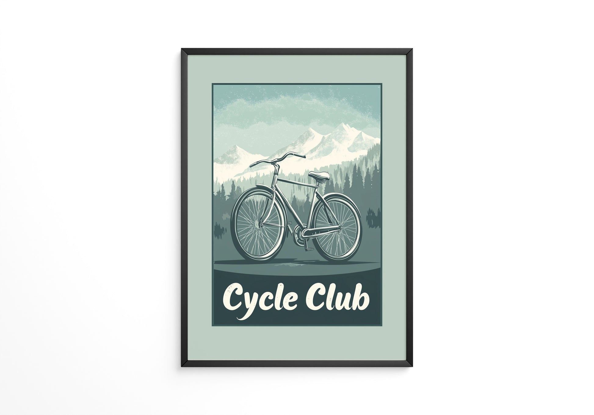 Fahrrad Berge Retro