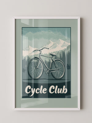Fahrrad Berge Retro