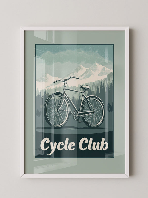 Fahrrad Berge Retro