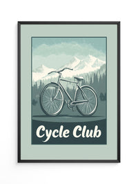 Fahrrad Berge Retro