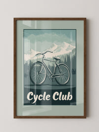 Fahrrad Berge Retro