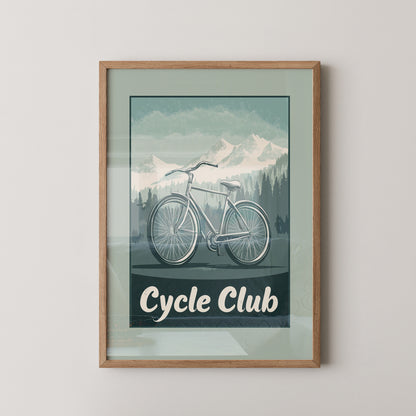 Fahrrad Berge Retro