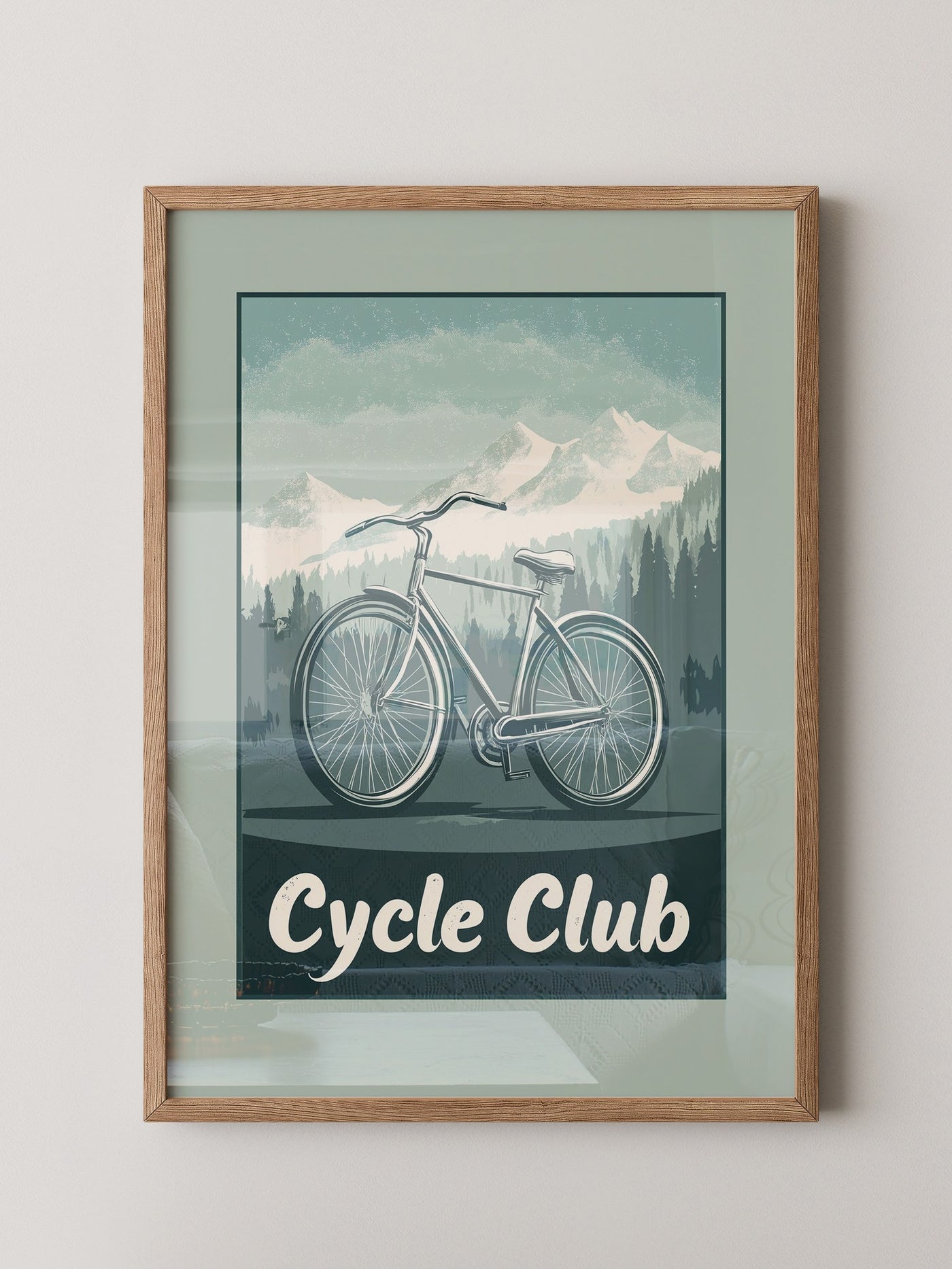 Fahrrad Berge Retro