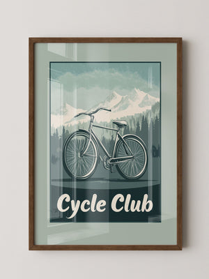 Fahrrad Berge Retro