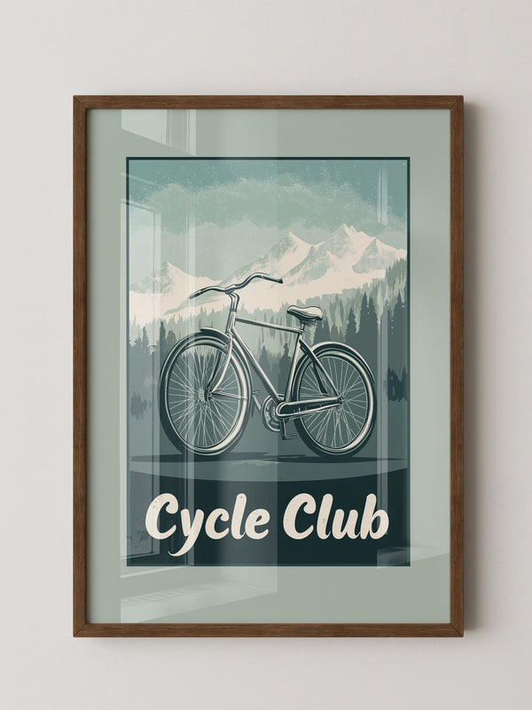 Fahrrad Berge Retro