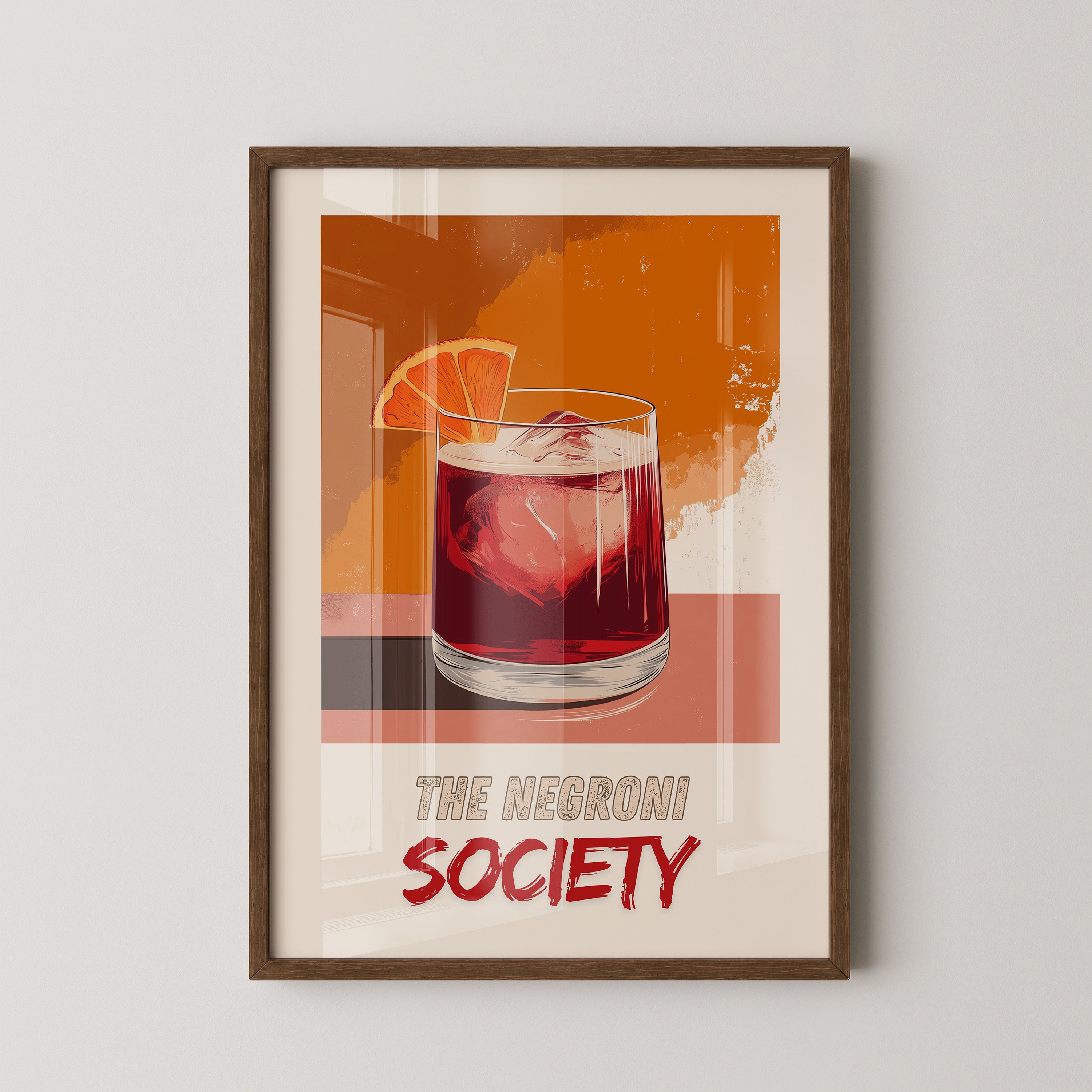 Negroni Cocktail Vintage Stil