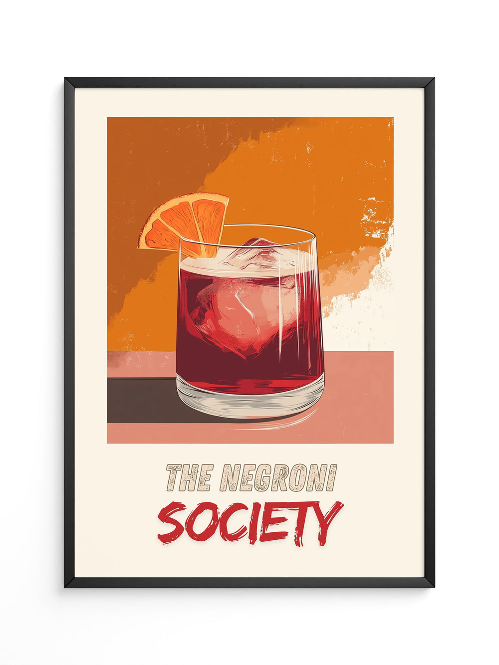 Negroni Cocktail Vintage Stil