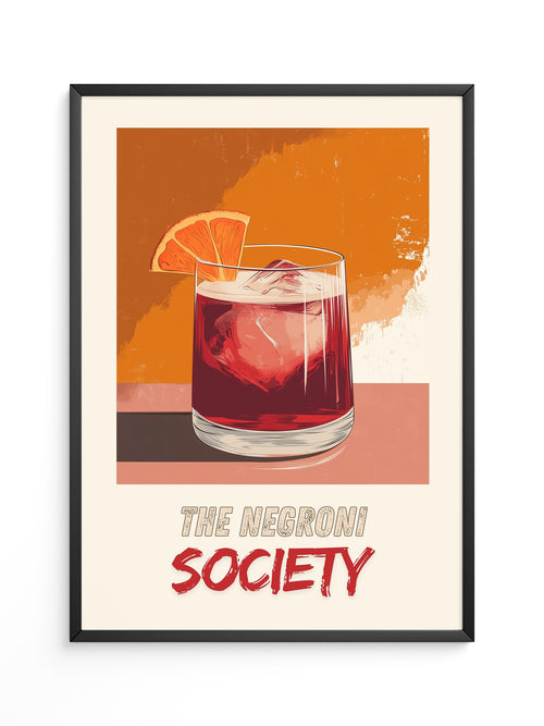 Negroni Cocktail Vintage Stil