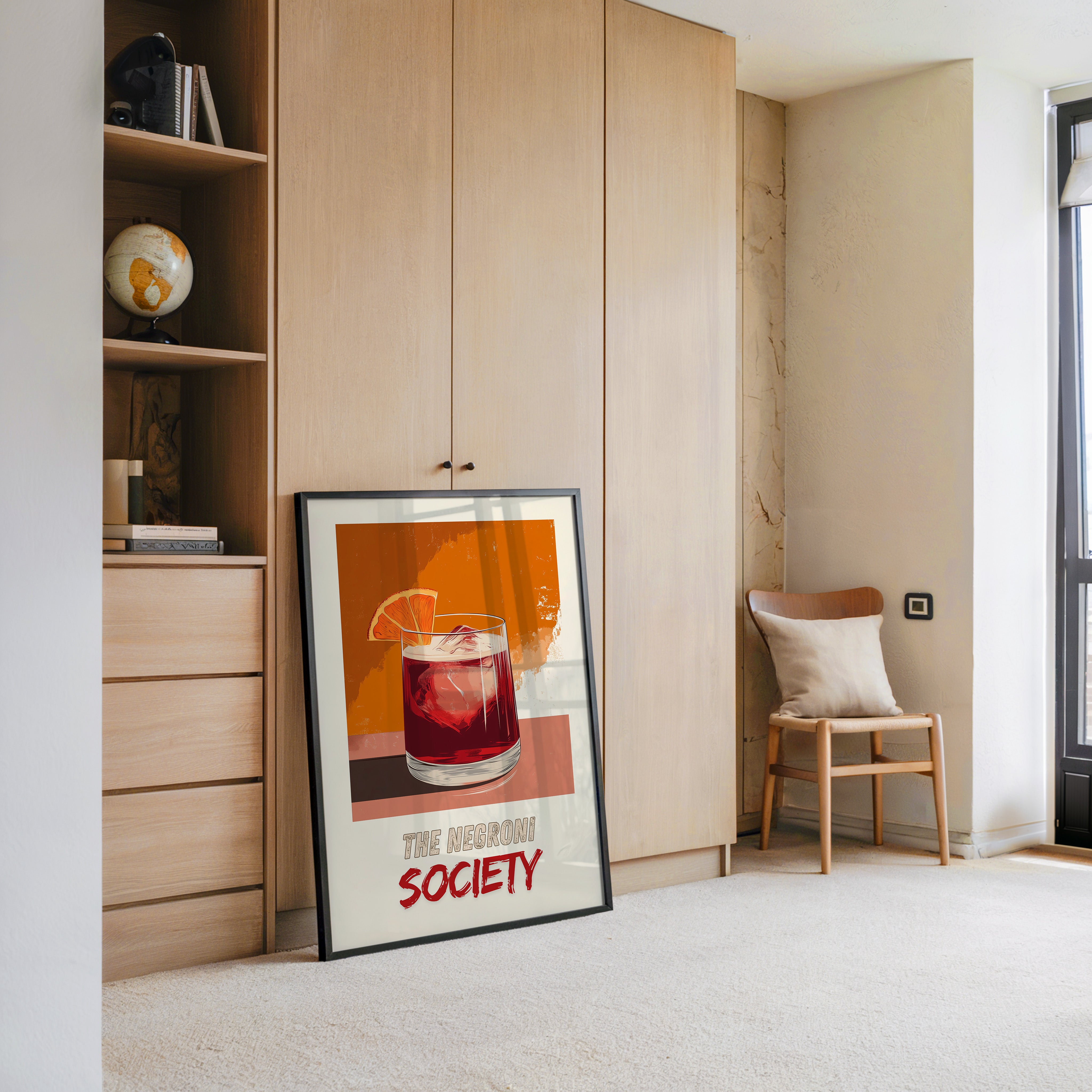 Negroni Cocktail Vintage Stil