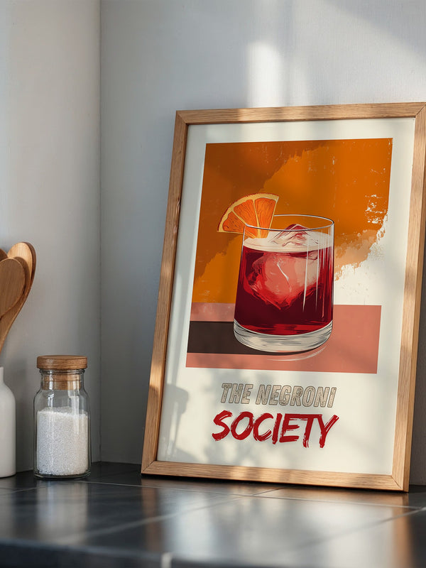 Negroni Cocktail Vintage Stil