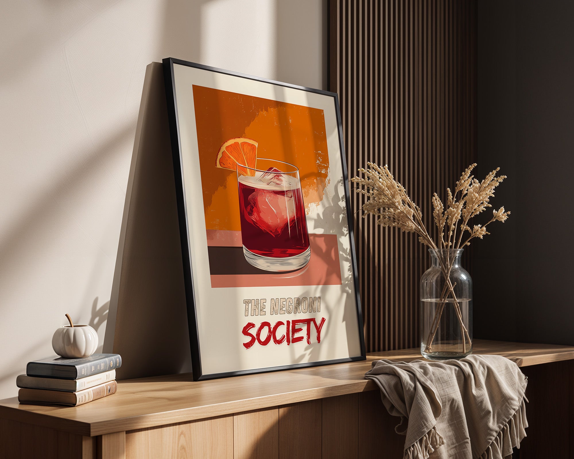 Negroni Cocktail Vintage Stil