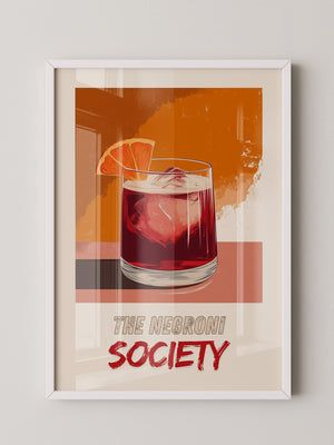 Negroni Cocktail Vintage Stil