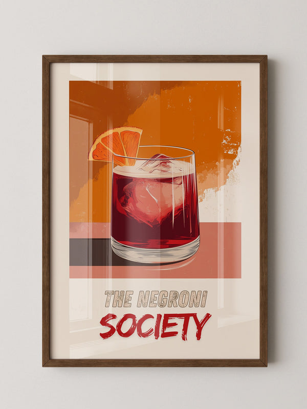 Negroni Cocktail Vintage Stil