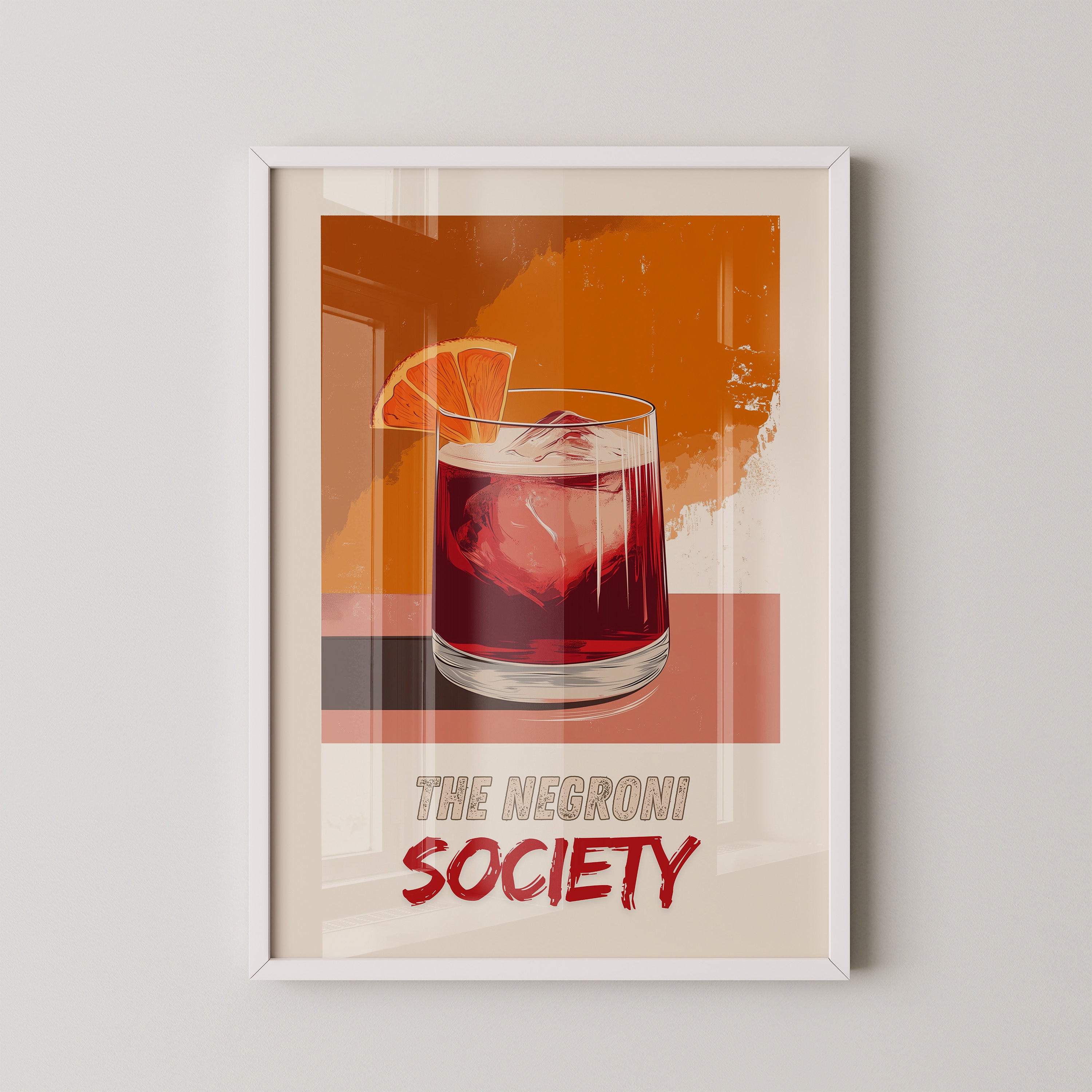 Negroni Cocktail Vintage Stil