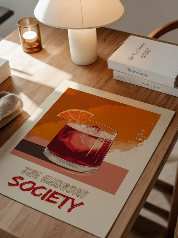 Negroni Cocktail Vintage Stil