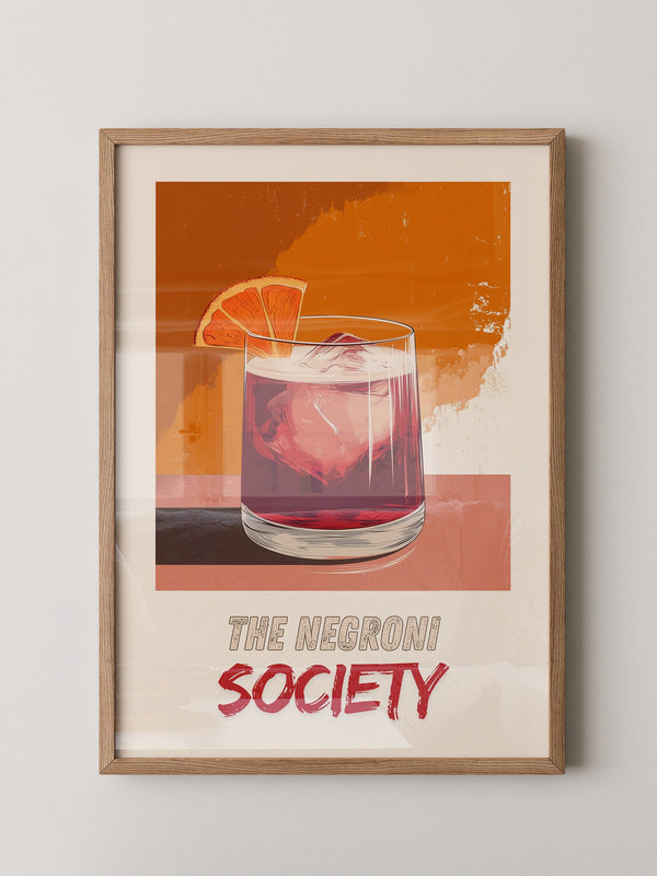 Negroni Cocktail Vintage Stil