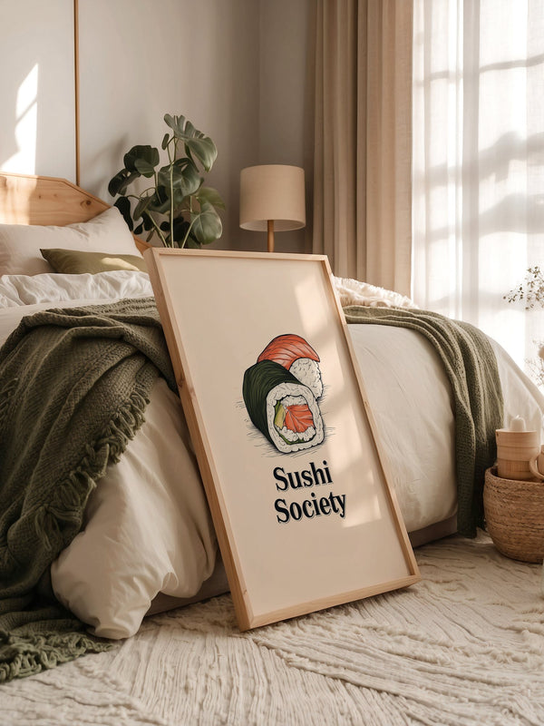 Sushi Illustration Skizzenstil