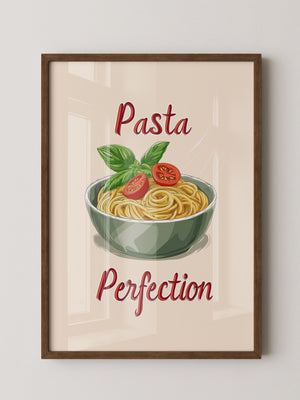Spaghetti Illustration Retro Look