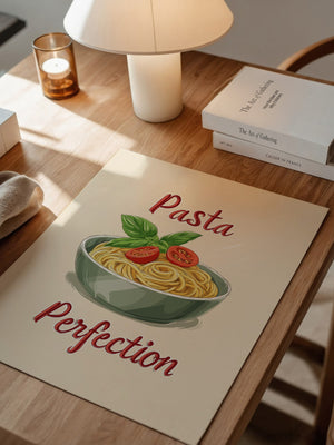 Spaghetti Illustration Retro Look