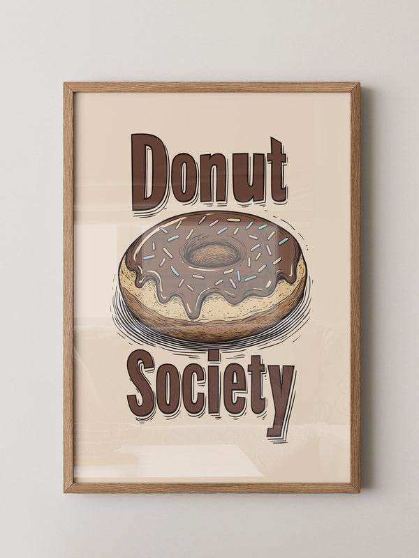 Donut Vintage Illustration