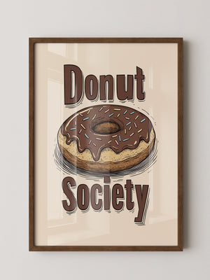 Donut Vintage Illustration