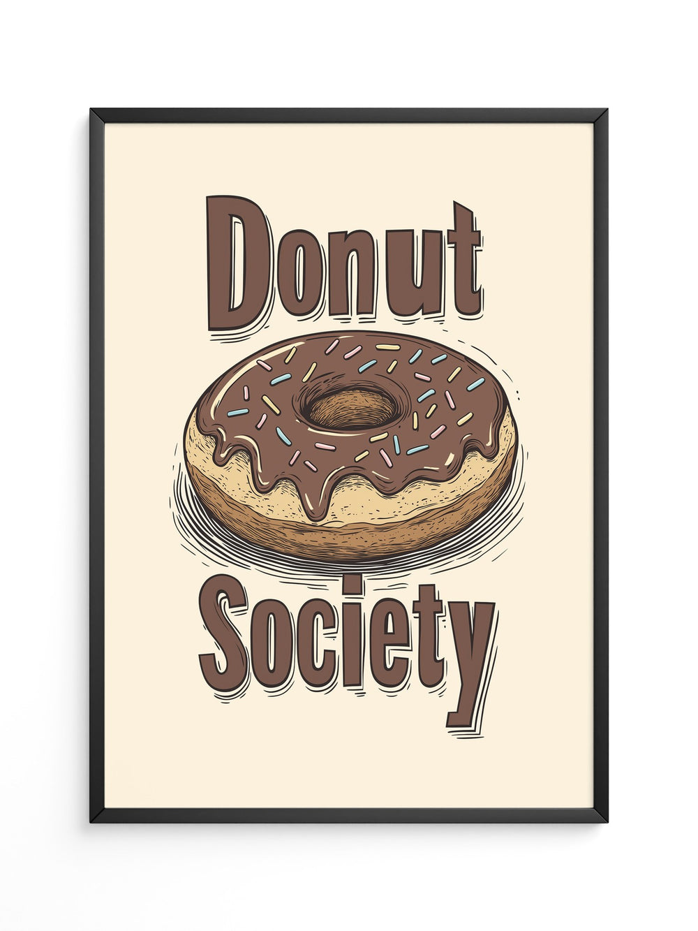 Donut Vintage Illustration