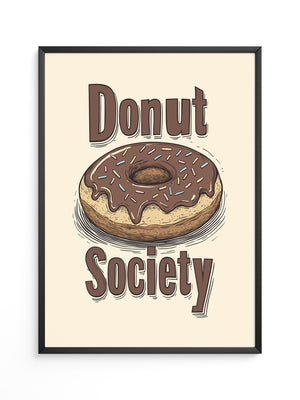 Donut Vintage Illustration