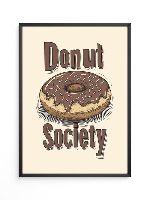 Donut Vintage Illustration
