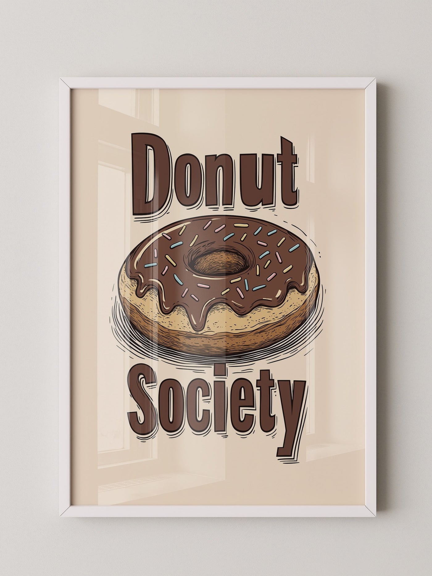Donut Vintage Illustration