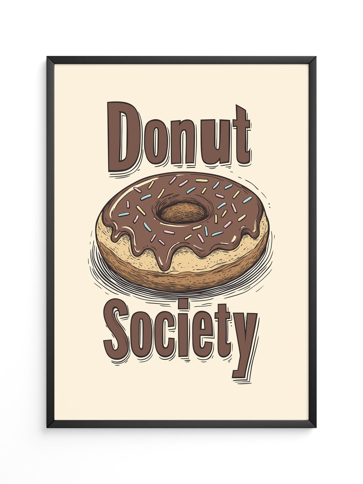 Donut Vintage Illustration